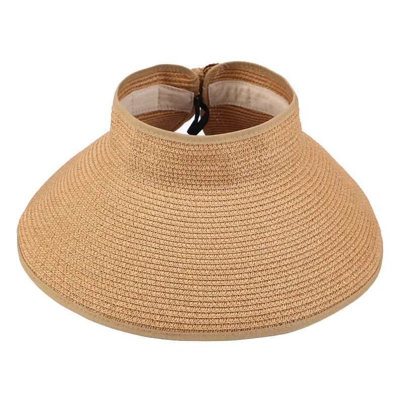 UPF 50+ Wide Brim Roll-Up Sun Visor