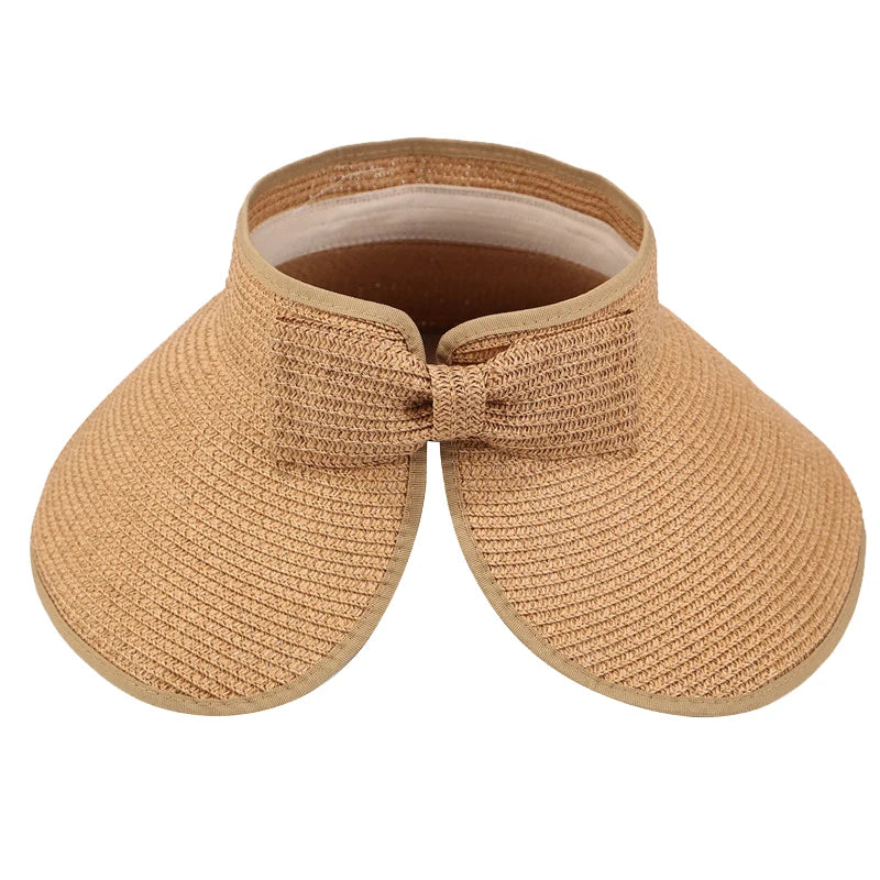 UPF 50+ Wide Brim Roll-Up Sun Visor
