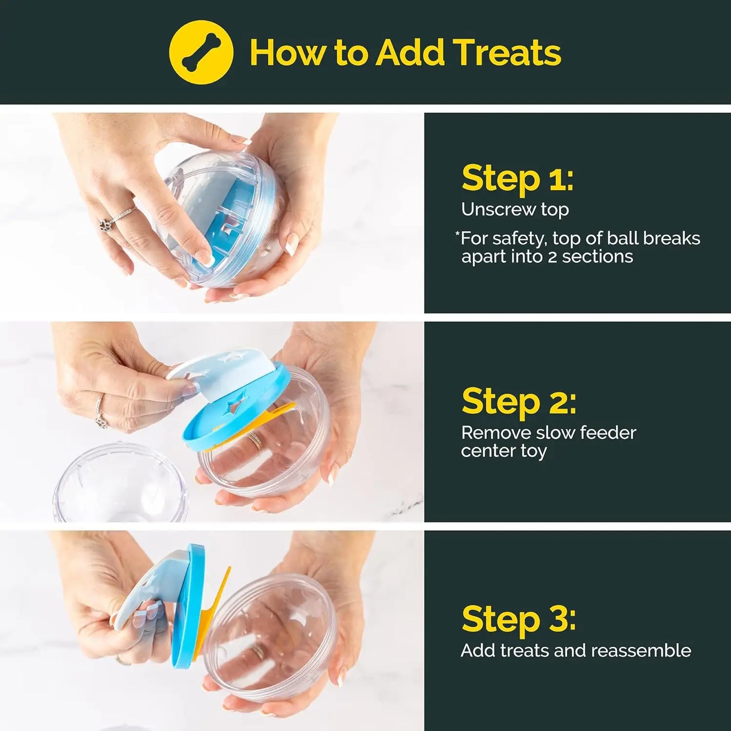 Interactive Smart Treat Ball