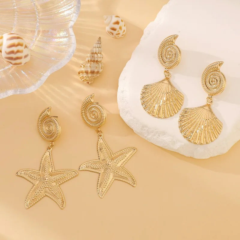 Shell Drop Earrings