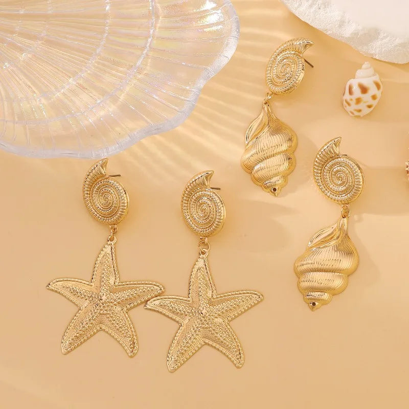 Shell Drop Earrings