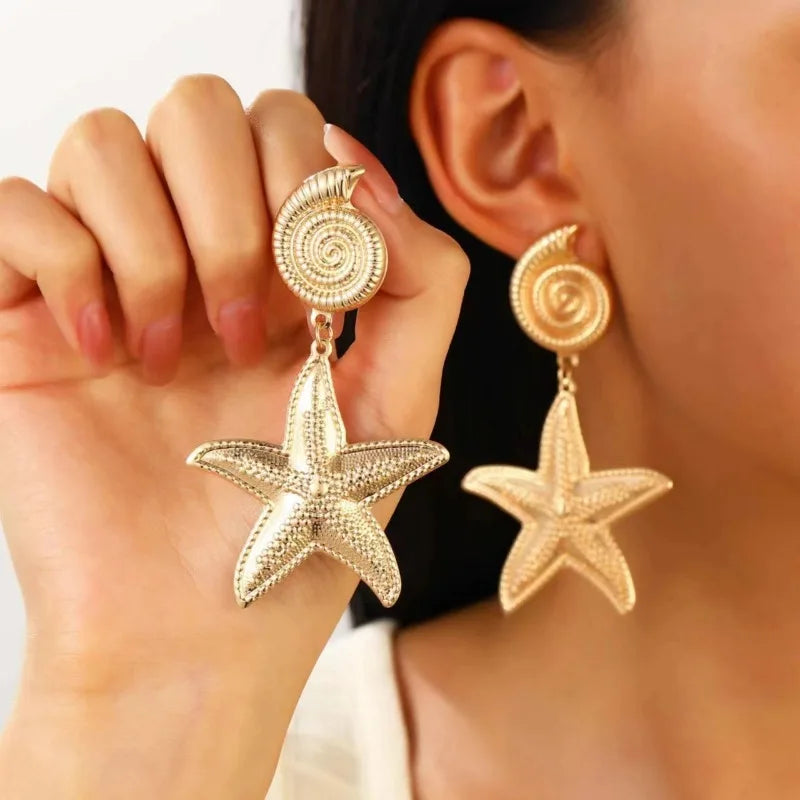 Shell Drop Earrings
