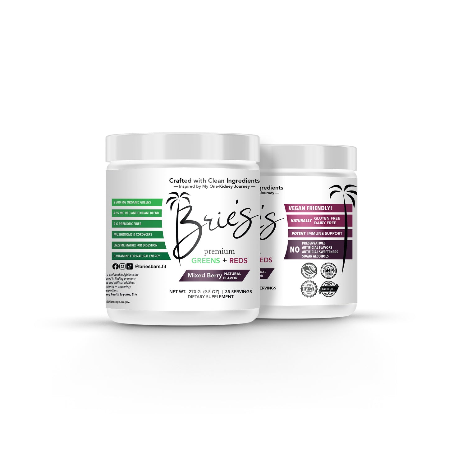 Premium Greens + Reds