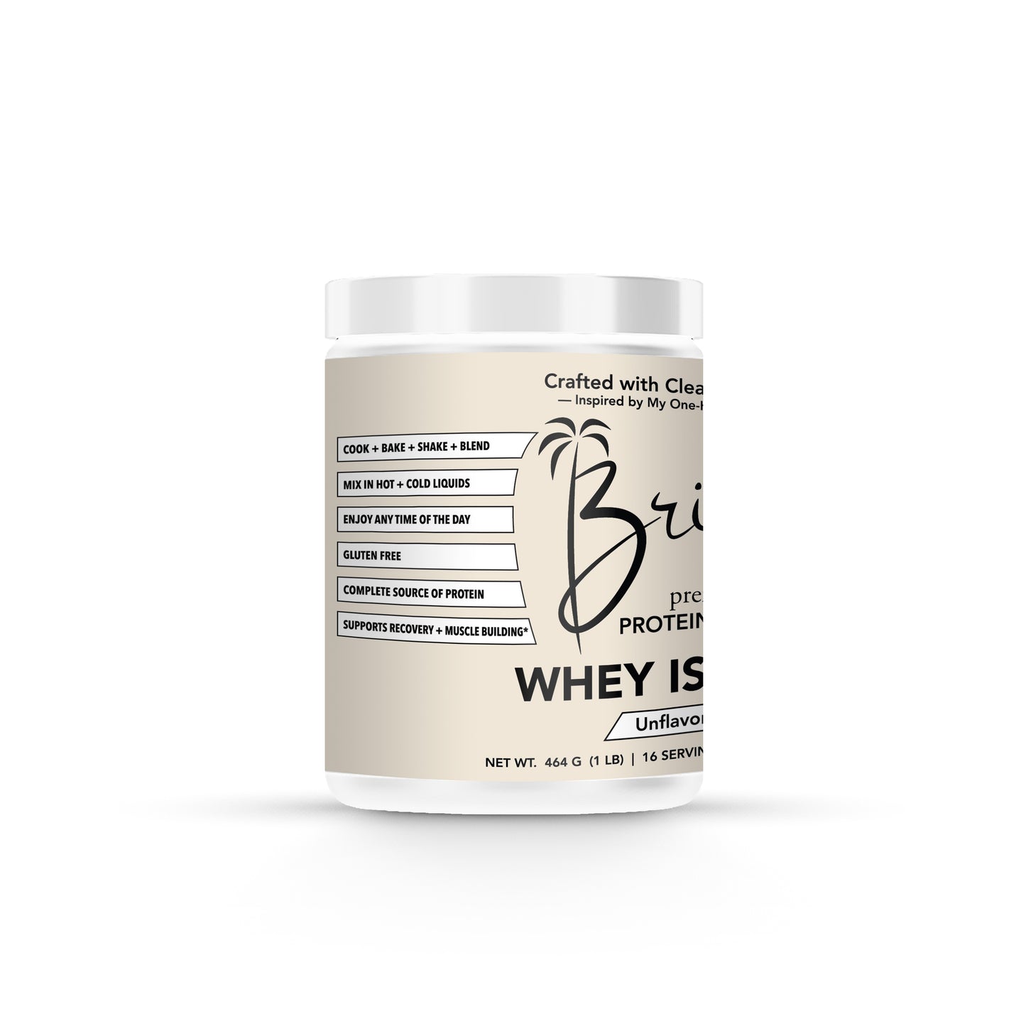Premium Whey Isolate Protein, Unflavored