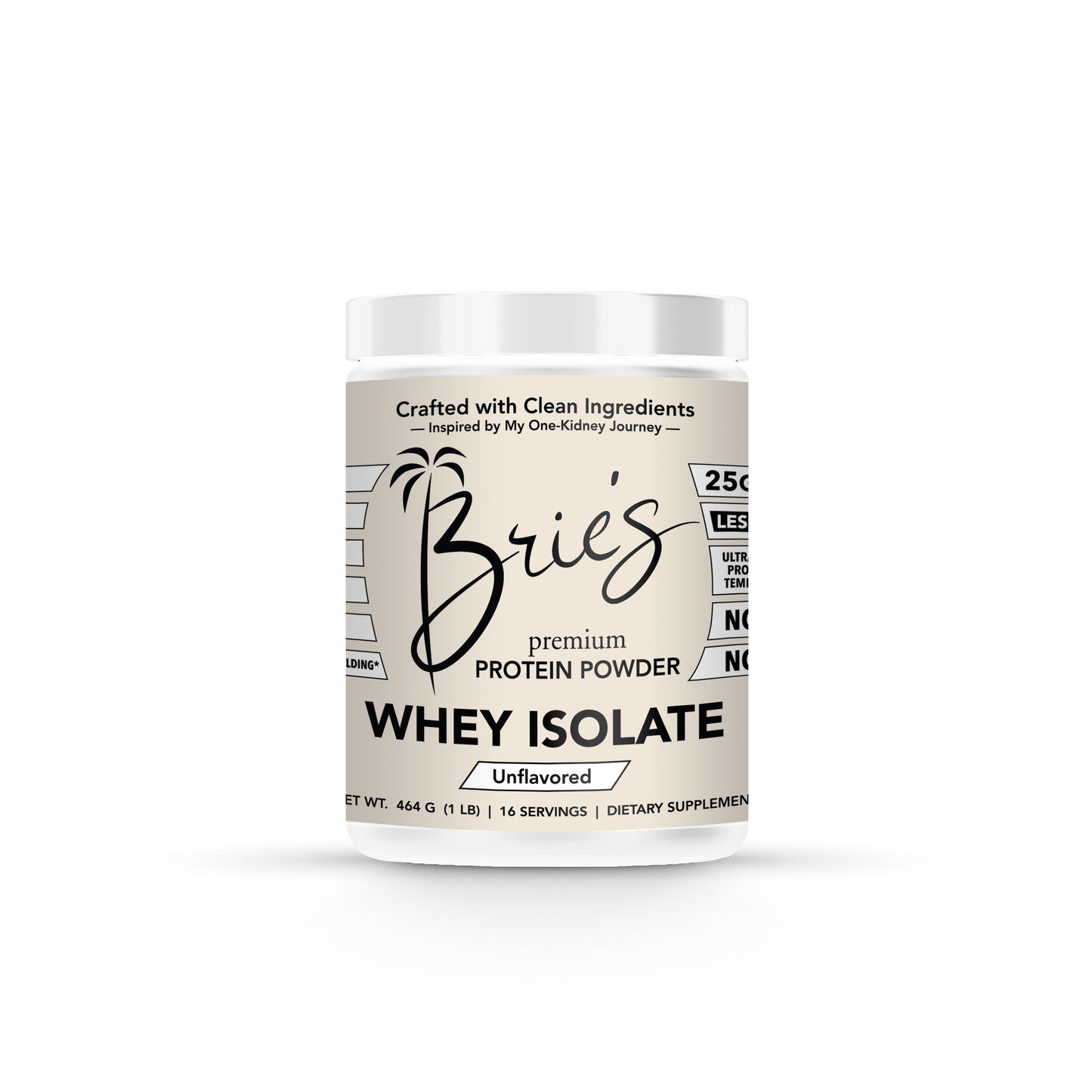 Premium Whey Isolate Protein, Unflavored