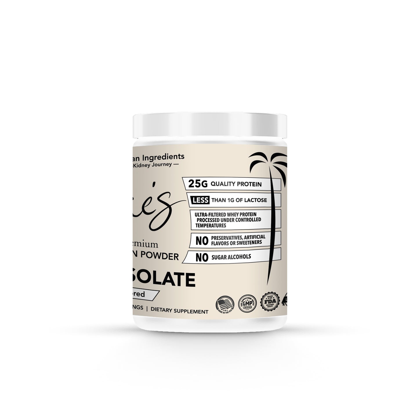 Premium Whey Isolate Protein, Unflavored