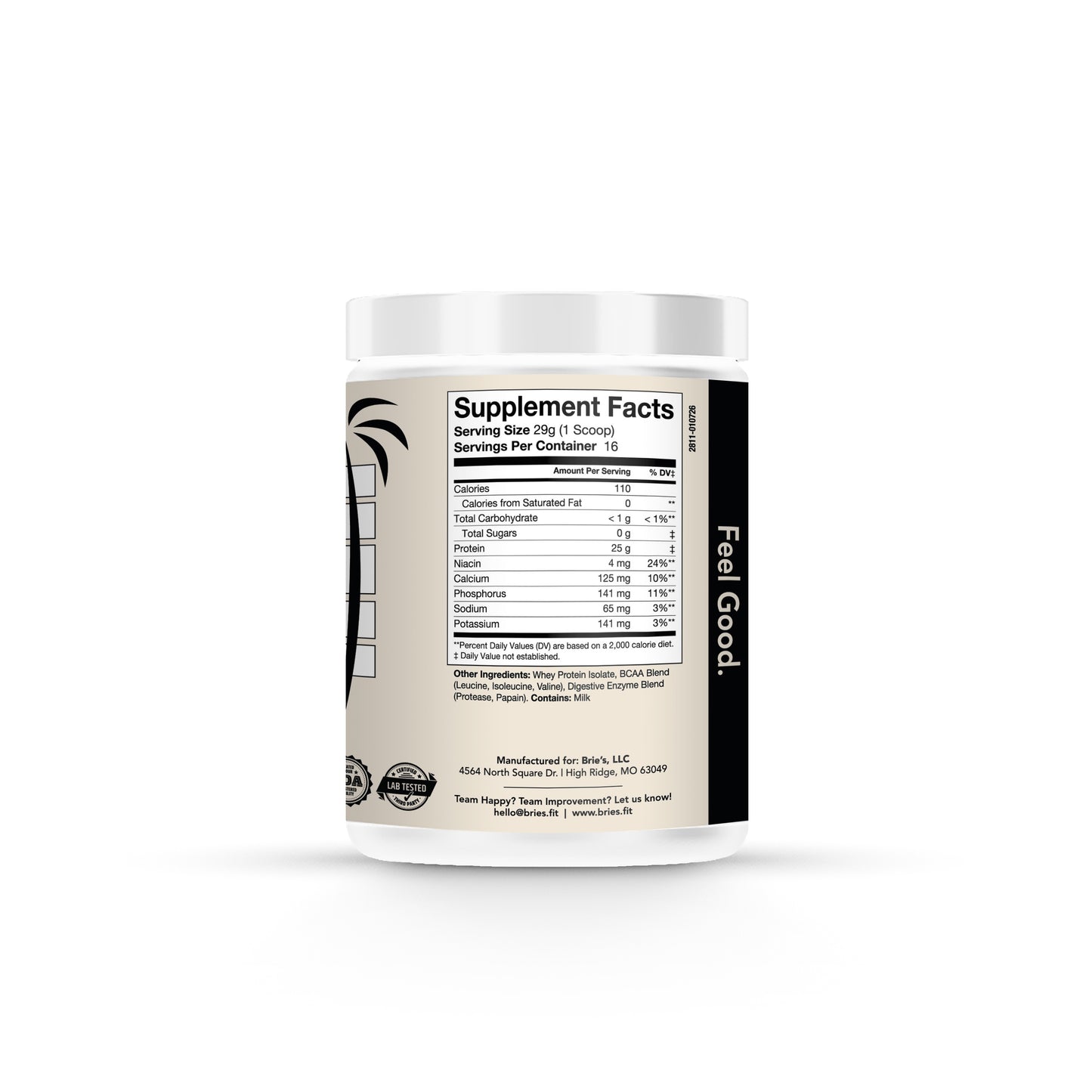 Premium Whey Isolate Protein, Unflavored