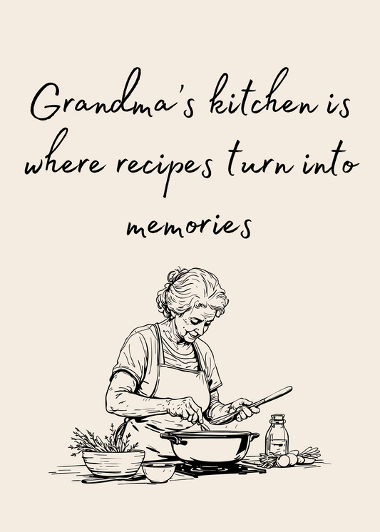 Grandma's Kitchen Print