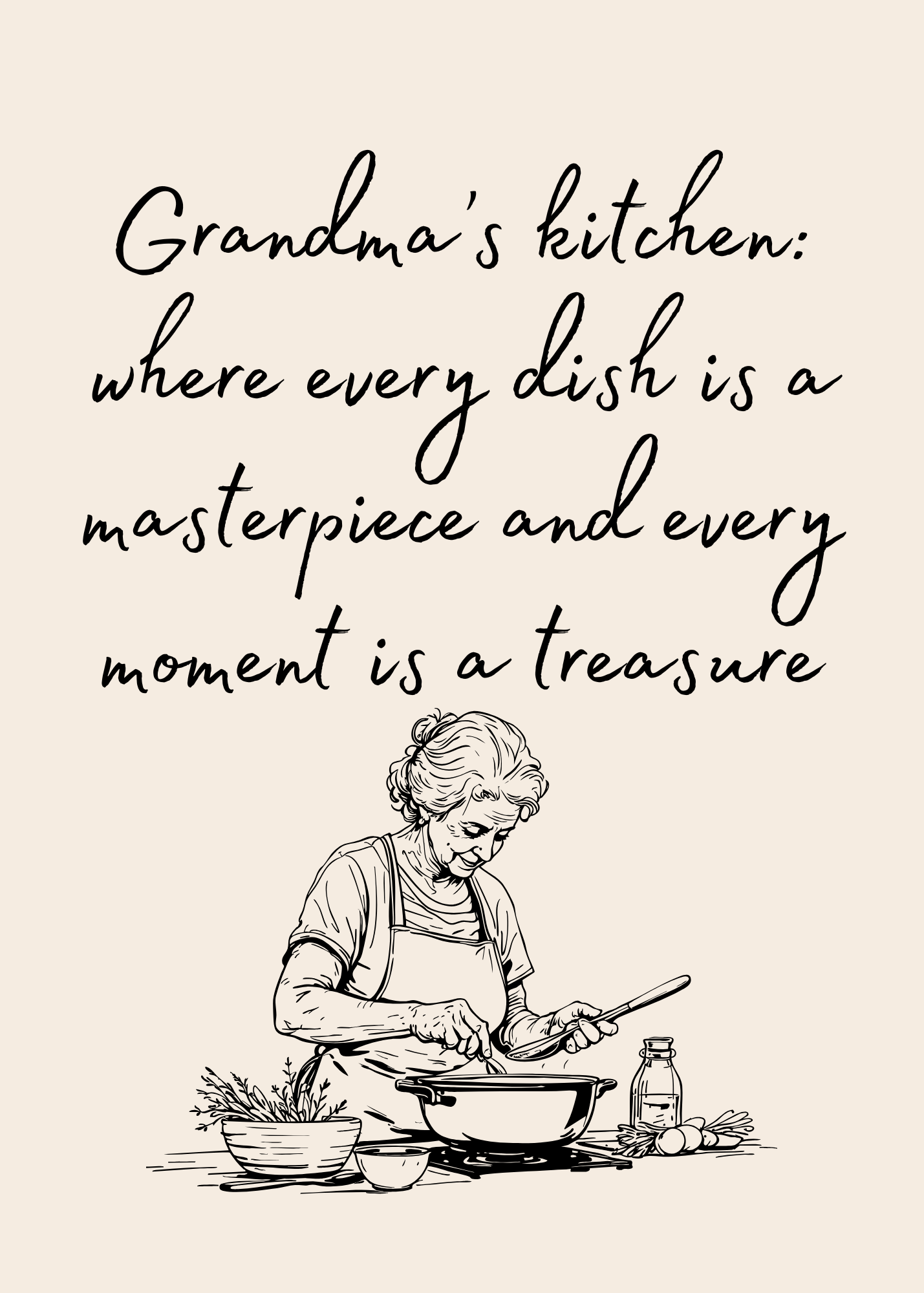 Moments with Grandma Print