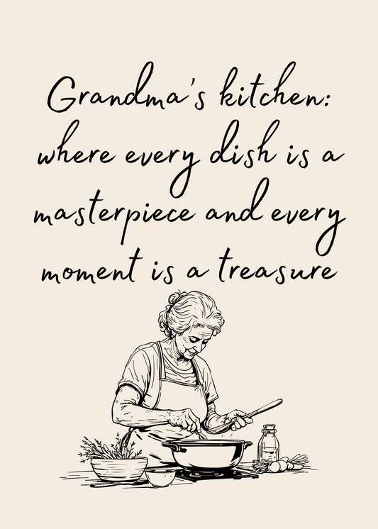 Moments with Grandma Print