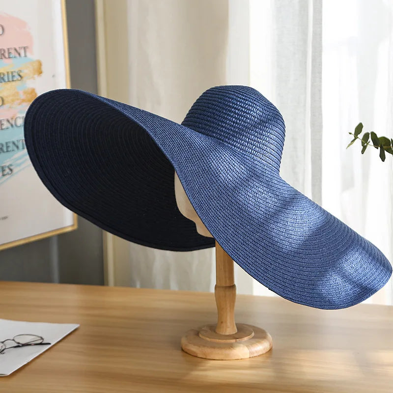 Large Wide-Brim Panama Sun Hat