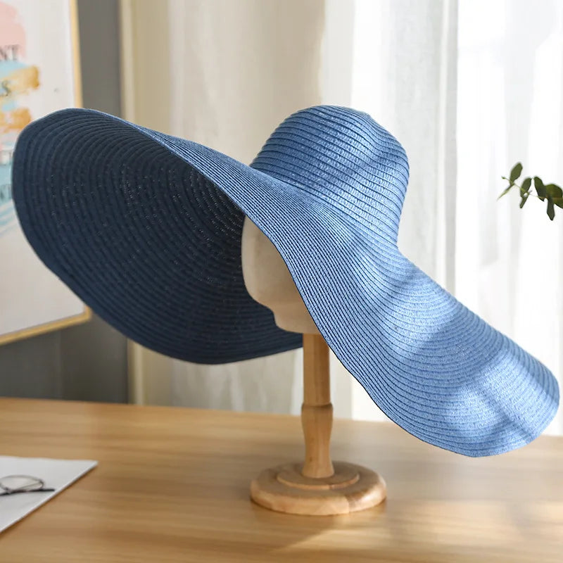 Large Wide-Brim Panama Sun Hat