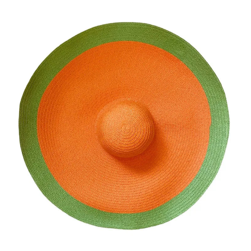 Large Wide-Brim Panama Sun Hat