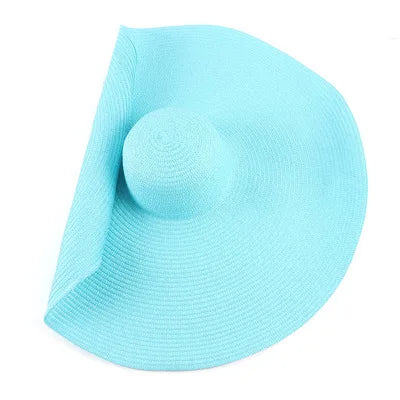 Large Wide-Brim Panama Sun Hat
