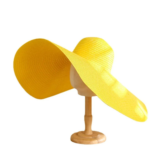 Large Wide-Brim Panama Sun Hat