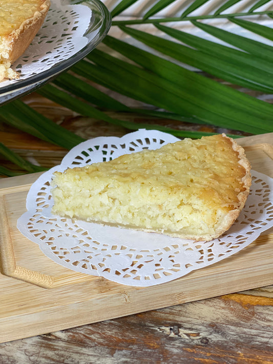 PRE-ORDER | SINGLE SLICE Old-Fashioned Buttermilk Coconut Pie