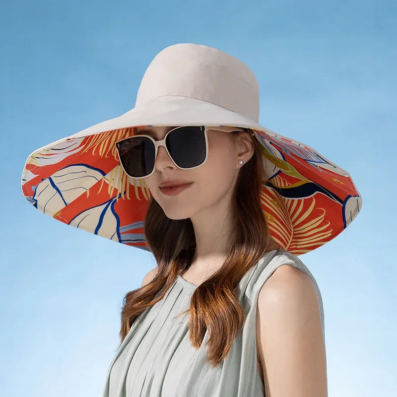 Double-Sided Cotton Sun Hat