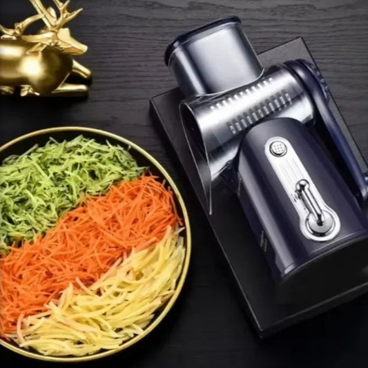 Manual Rotary Vegetable Slicer & Cheese Grater
