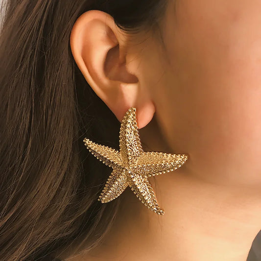 Golden Isla Starfish Earrings