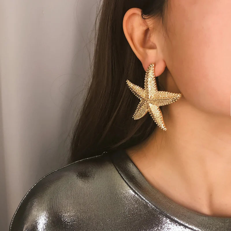 Golden Isla Starfish Earrings
