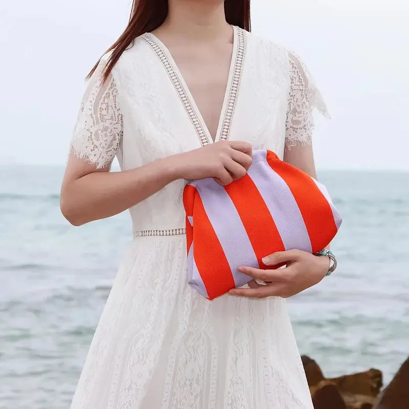 Coastal Knit Clutch