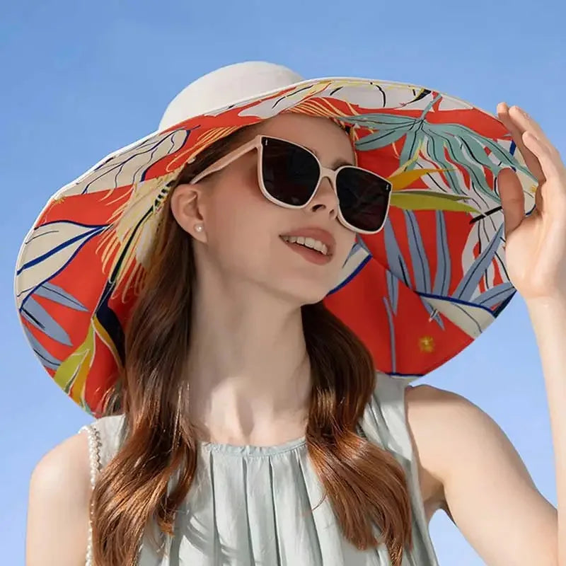 Double-Sided Cotton Sun Hat