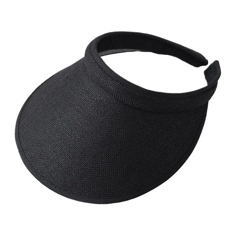 Wide Brim Straw Sun Visor