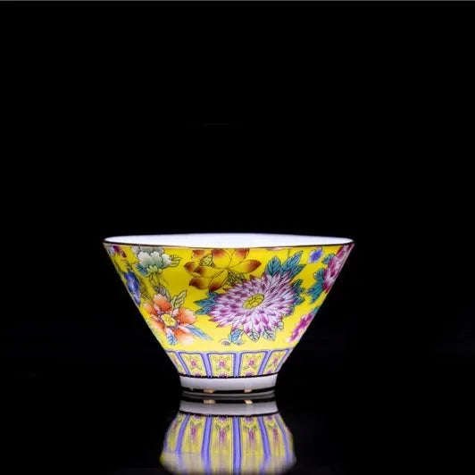 4 Pcs/Set Hand-Painted Exquisite Cups