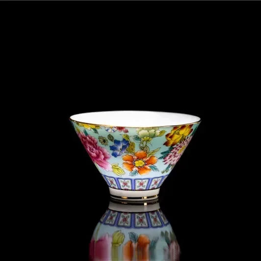4 Pcs/Set Hand-Painted Exquisite Cups