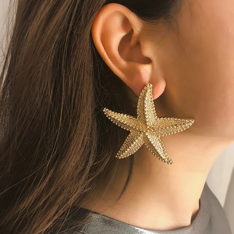 Golden Isla Starfish Earrings