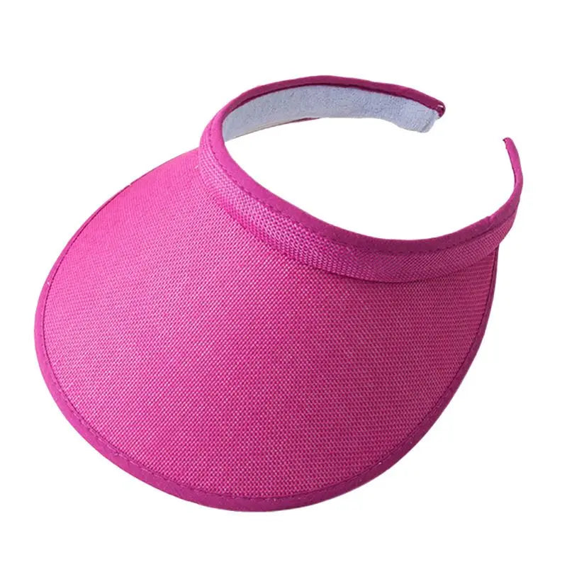 Wide Brim Straw Sun Visor