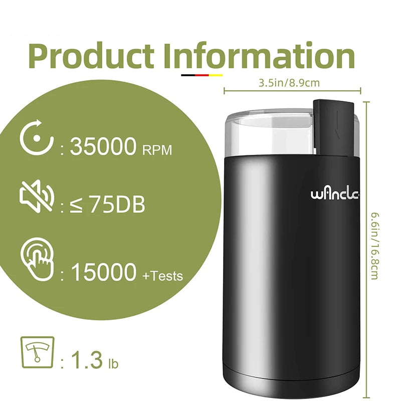 200W High-Power Coffee Grinder