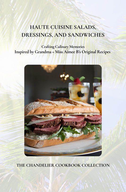 Haute Cuisine Salads, Dressings, and Sandwiches | Luxury Edition | The Chandelier Cookbook Collection