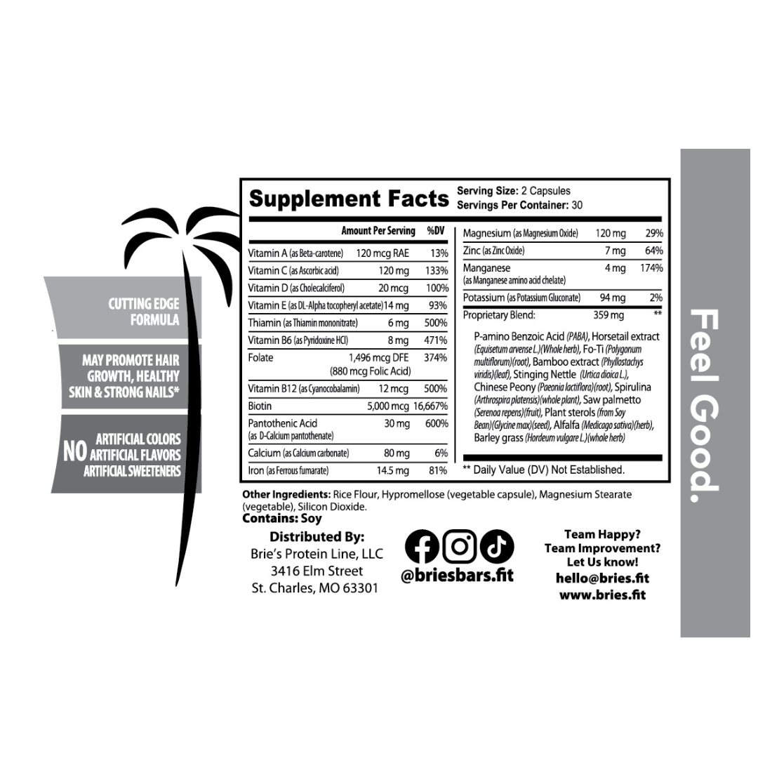 WHOLESALE Premium Hair, Skin + Nails Vitamin